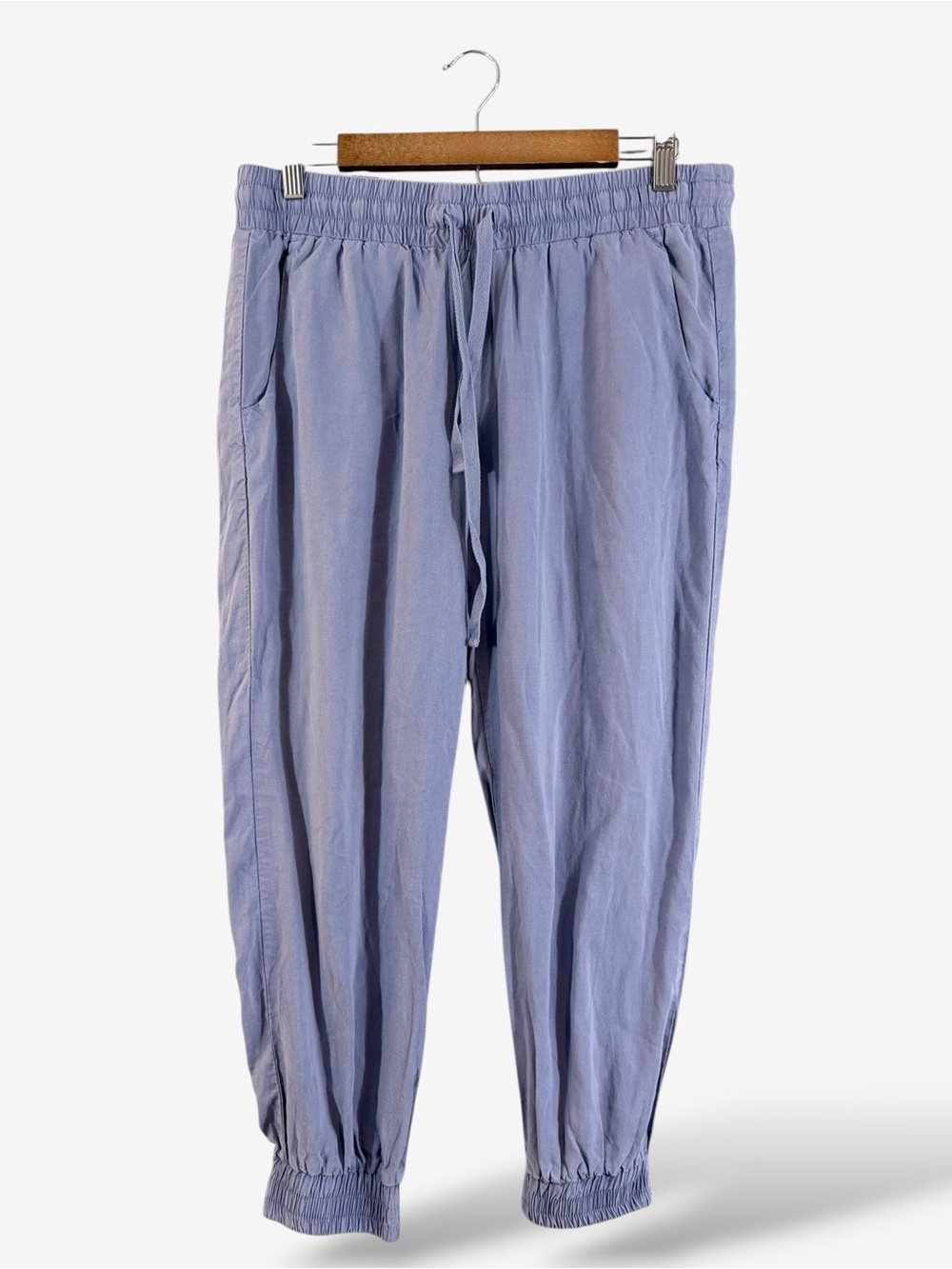Cloth & Stone Drawstring Joggers Slate Blue Size M Pockets Casual Loungewear